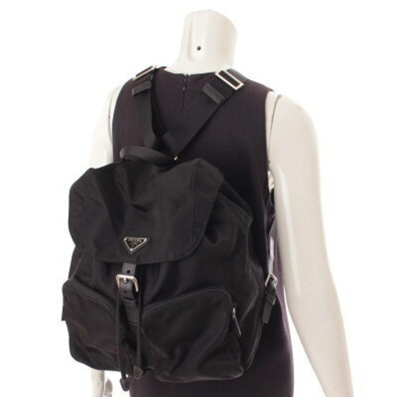 Prada ZAINO Nylon Rucksack Backpack Black - Picture 10 of 10